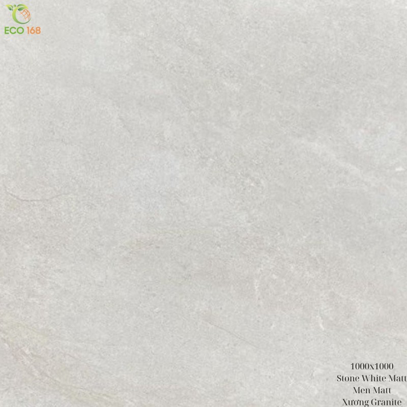 Gạch lát 1000x1000 Stone White Matt